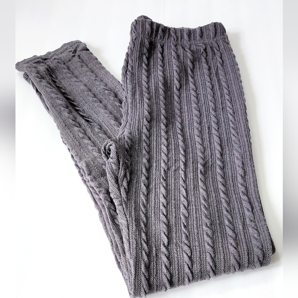 Ellie & Kate Women's Grey Knit Duster Round-Neck Cami, & Traveler's Knit Pants - Picture 3 of 5